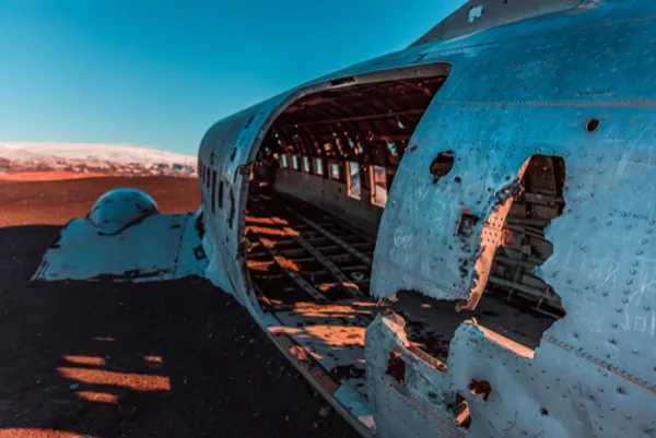 Playa Sólheimasandur - naufragio del avión Douglas DC-3 