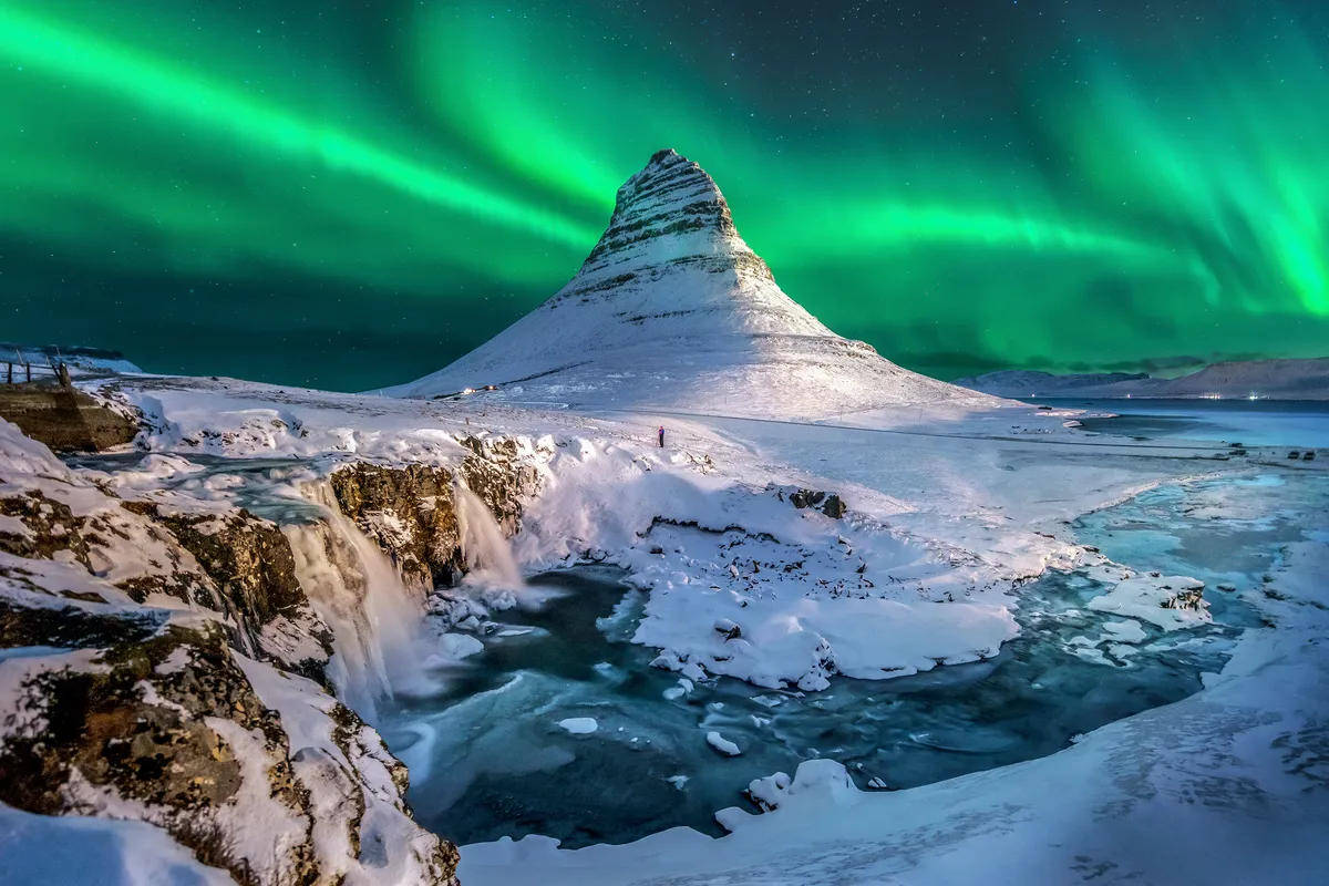 Aurora boreal en Islandia