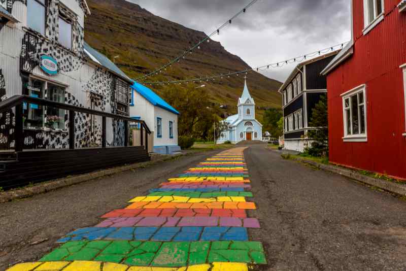 Iglesia azul, Islandia