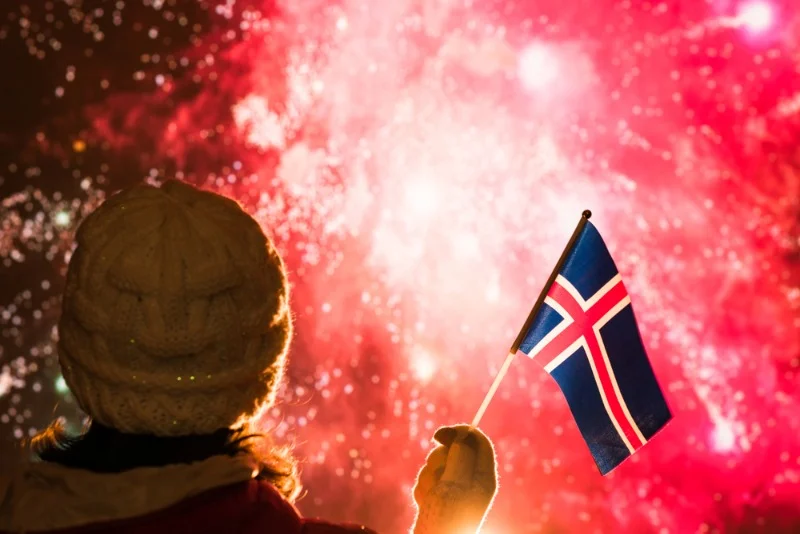 Año nuevo en Islandia