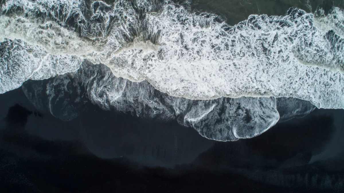 Playas de arena negra en Vik
