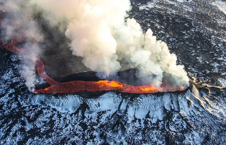 Volcanes en Islandia
