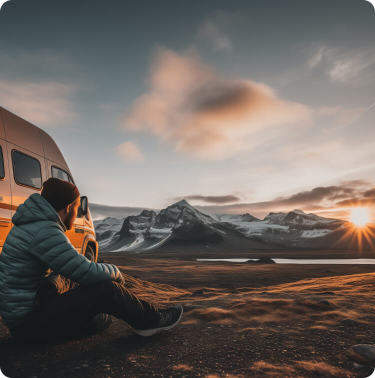 4x4 camper in Iceland